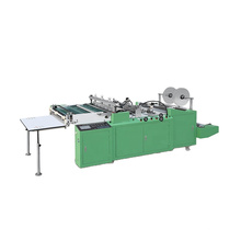 High speed double line plastic side sealing bag making machine